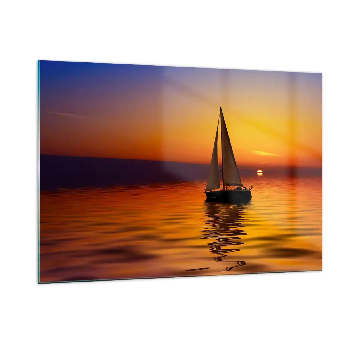 Obraz na skle - Ako je tu za súmraku ticho… - 120x80 cm
