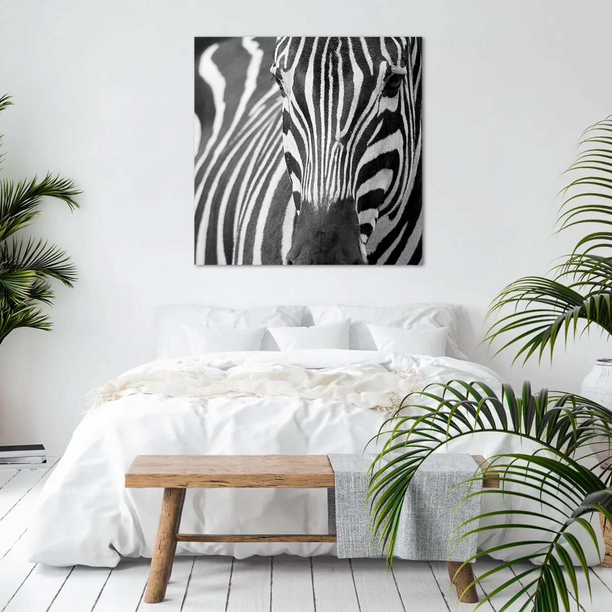 Obraz na plátne - Svet je čierno-biely - 70x70 cm