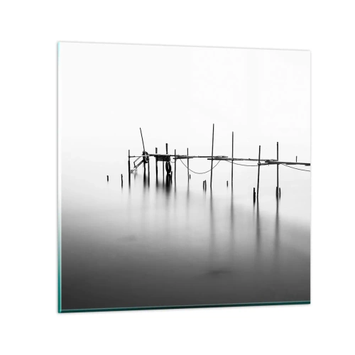 Obraz na skle - A čo keď svet nie je? - 50x50 cm