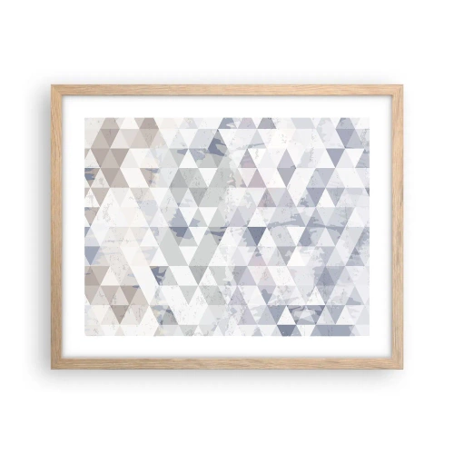 Plagát v ráme zo svetlého duba - V rytme na tri - 50x40 cm