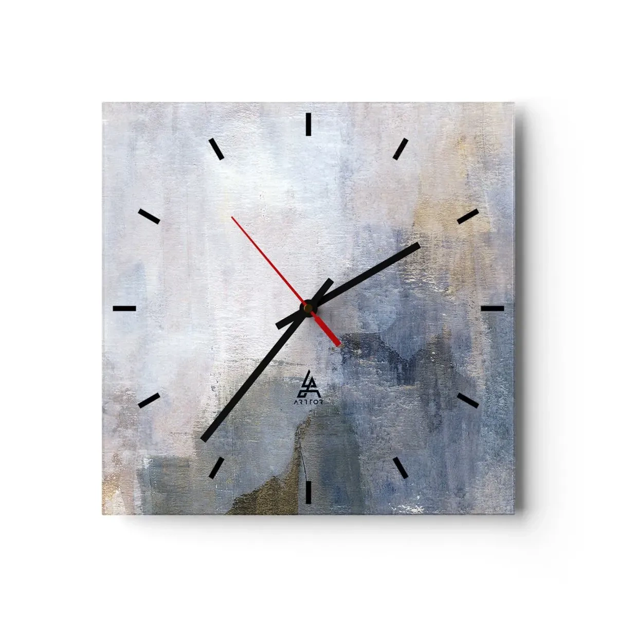 Nástenné hodiny - Tóny a akordy farieb - 30x30 cm