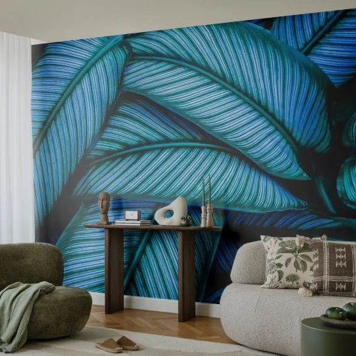 Fototapeta Premium Sand - Čiary života - Listy, Botanika, Rastliny - 500x350 cm