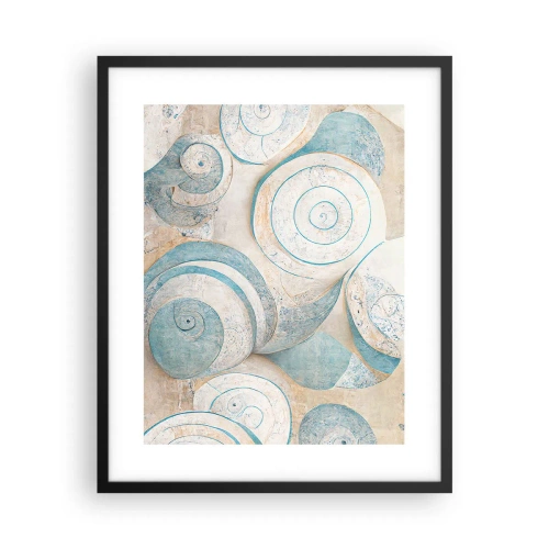 Plagát v čiernom ráme - Čo skrýva mušľa? - 40x50 cm