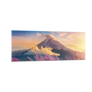 Obraz na skle - Japonská sviatosť - 140x50 cm