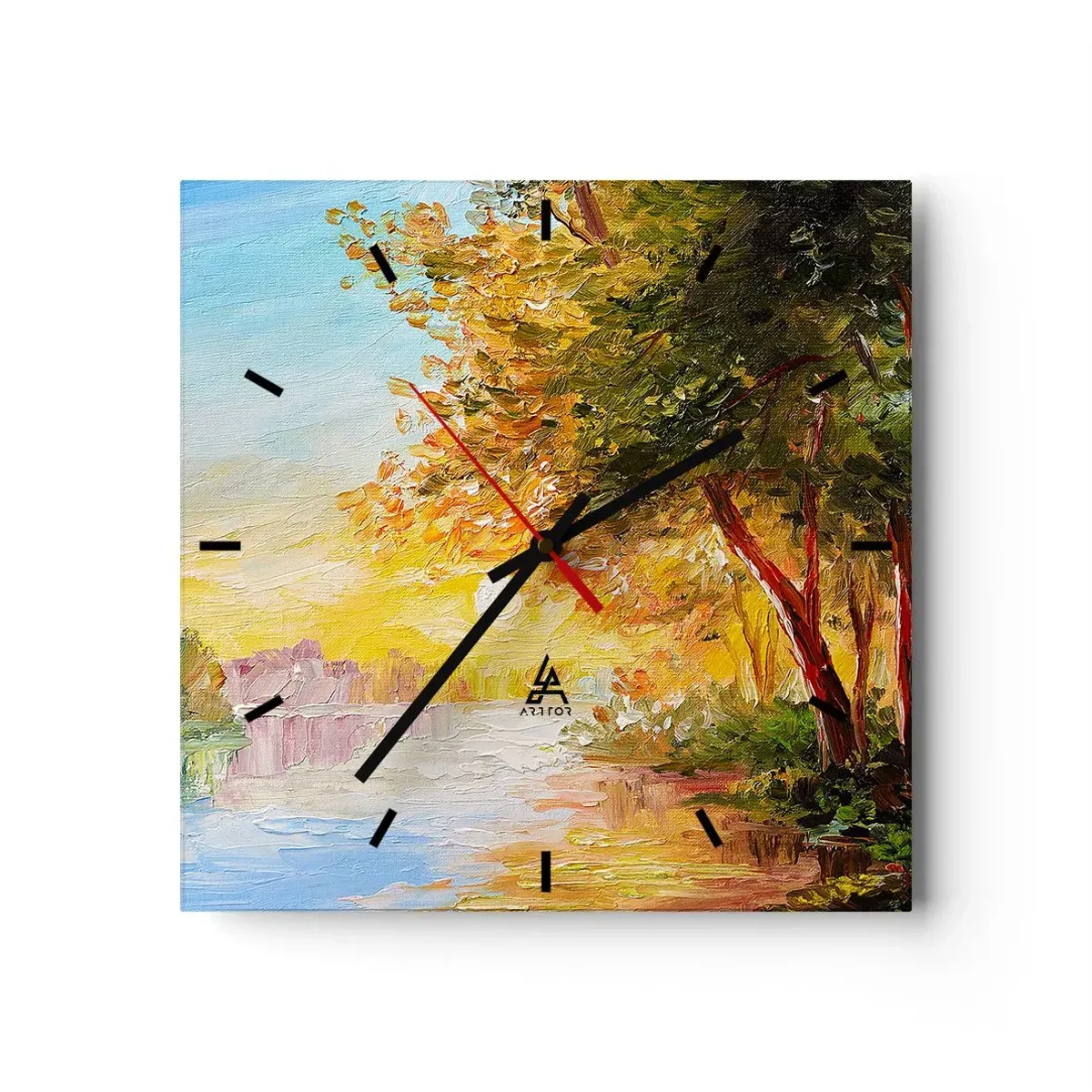 Nástenné hodiny - Et in Arcadia ego - 40x40 cm