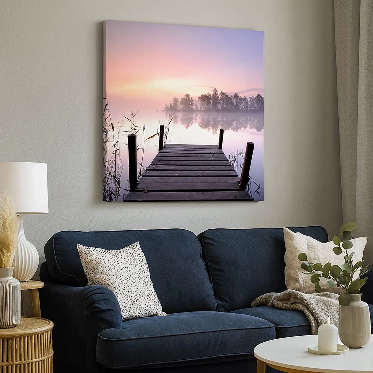 Obraz na plátne - Z ľaliovej hmly… - 30x30 cm