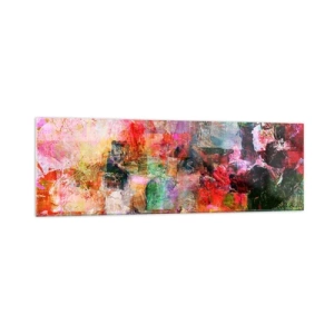Obraz na skle - Cesta ružovú - 160x50 cm