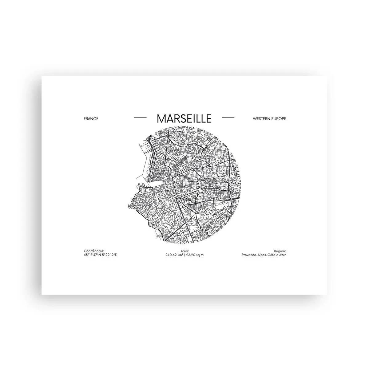 Plagát - Anatómia Marseille - 40x30 cm