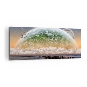 Obraz na plátne - A svet sa vynoril z vody - 120x50 cm