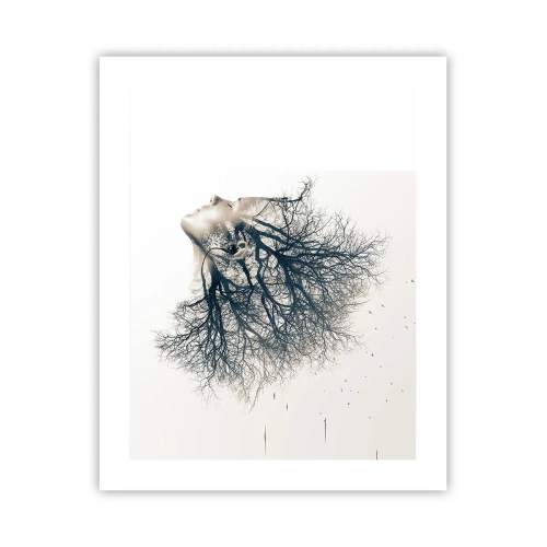 Plagát - Očarená šepotom stromu - 40x50 cm