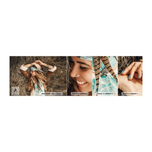 Vzorka Fototapeta Standard Eco - Na ceste do leta lásky - Boho, Žena, Šperky - 100x30 cm