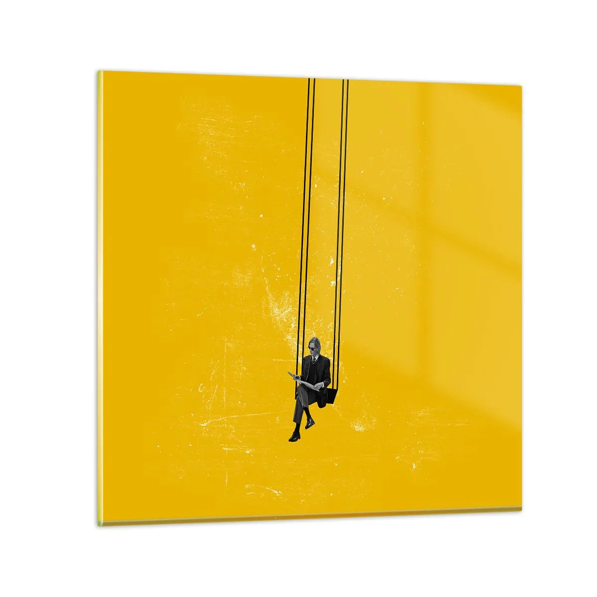 Obraz na skle - Deň ako každý iný - 60x60 cm