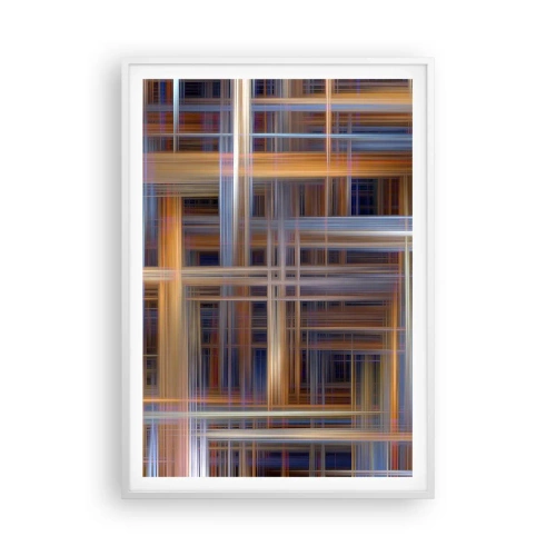 Plagát v bielom ráme - Utkané zo svetla - 70x100 cm