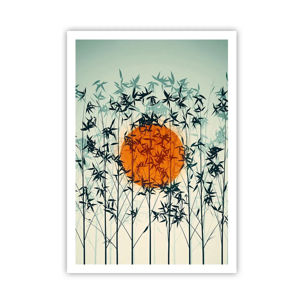 Plagát - Japonské slnko - 70x100 cm