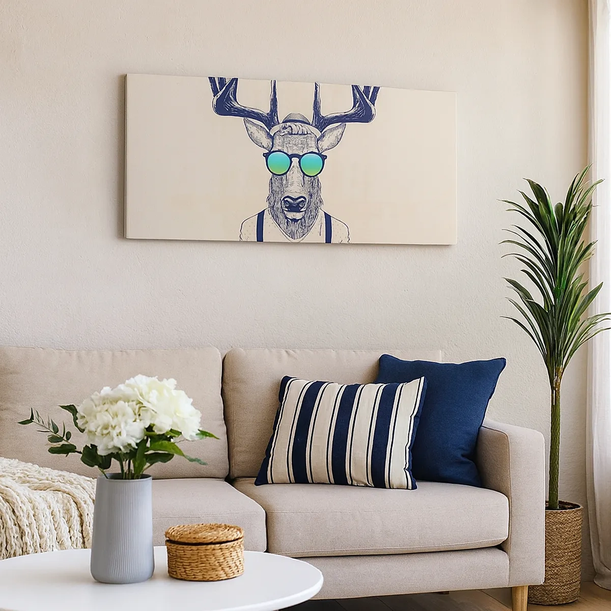 Obraz na plátne - A koho si čakal? - 30x30 cm