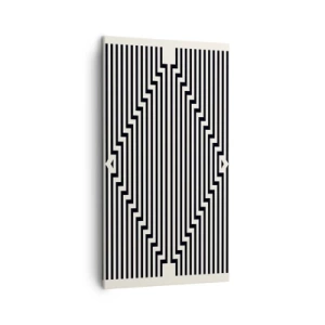 Obraz na plátne - Geometrická ilúzia - 45x80 cm