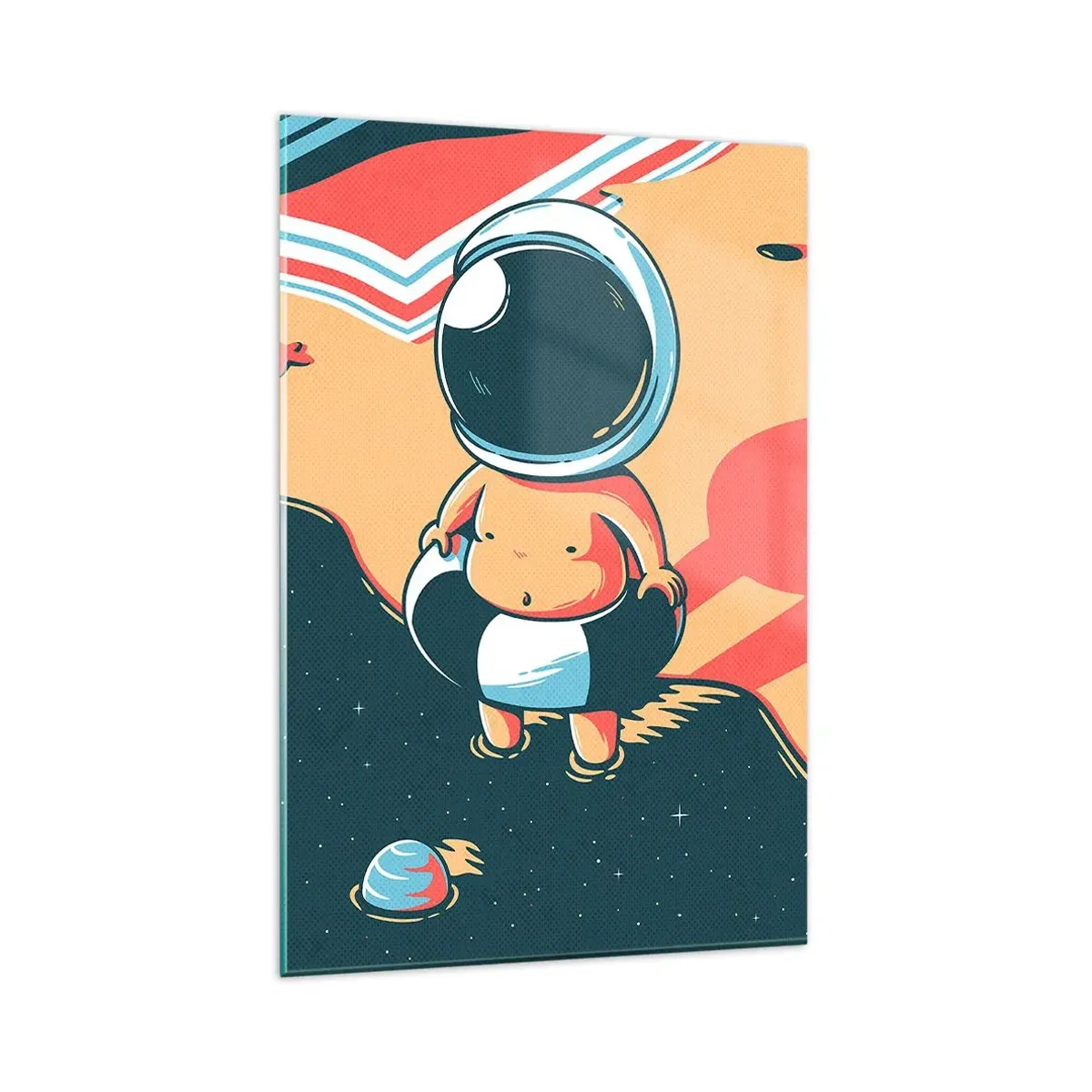 Obraz na skle - Z iného pohľadu - 80x120 cm