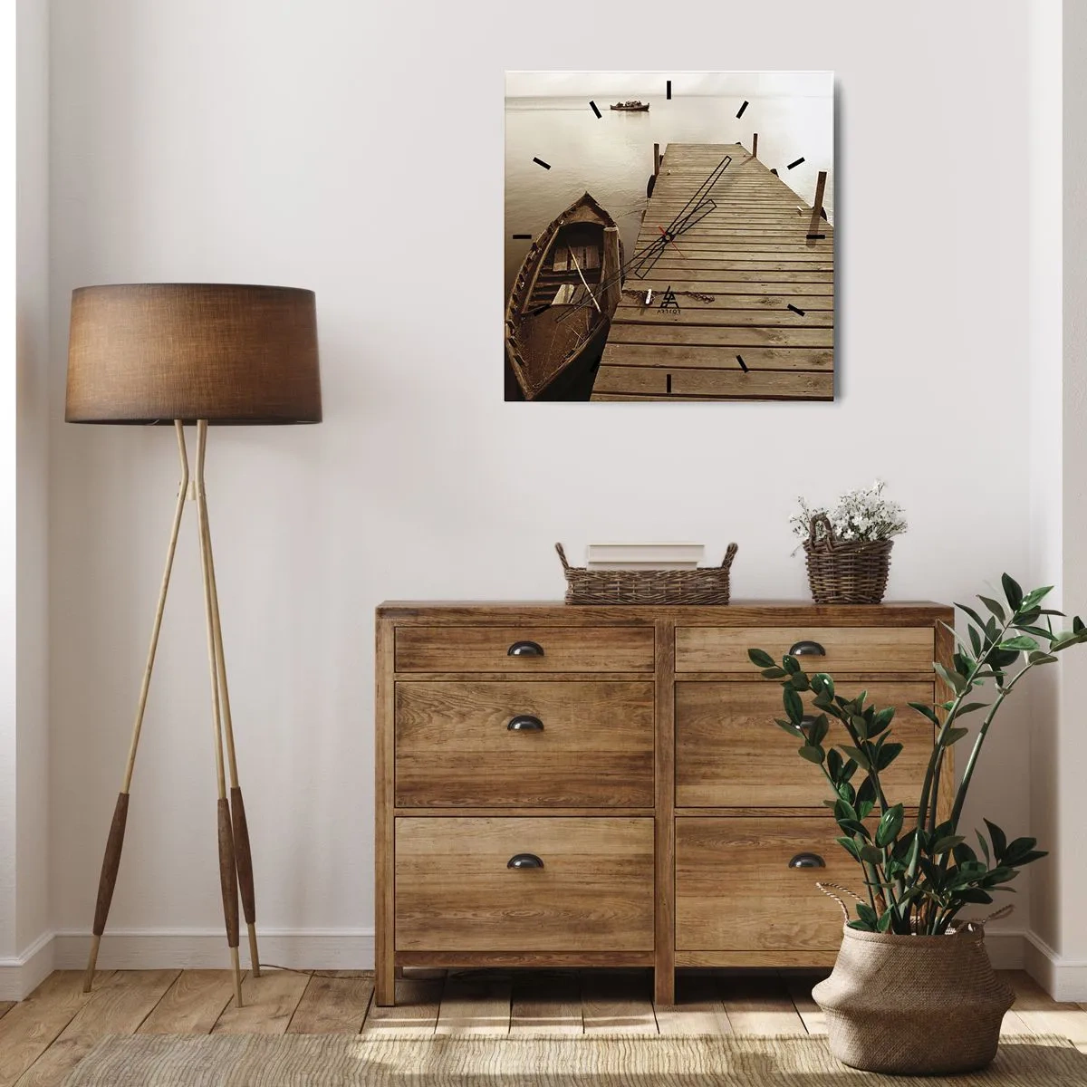 Nástenné hodiny - Veľký pokoj - 40x40 cm