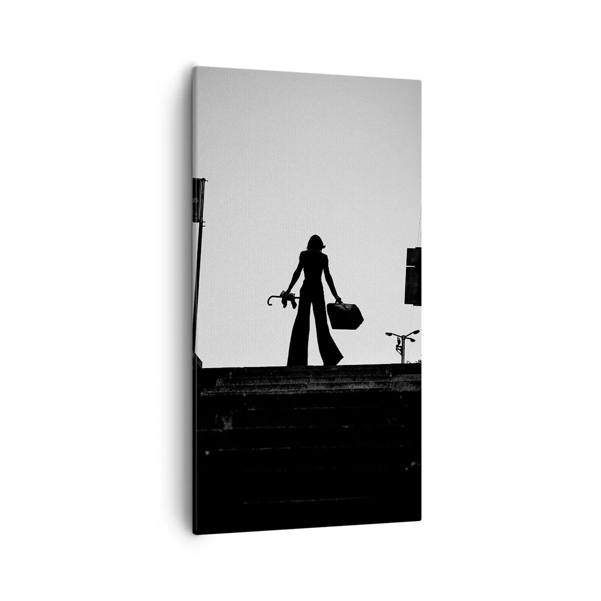 Obraz na plátne - Mestská cesta - 55x100 cm