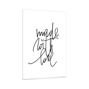 Obraz na skle - Najlepšia značka - 80x120 cm