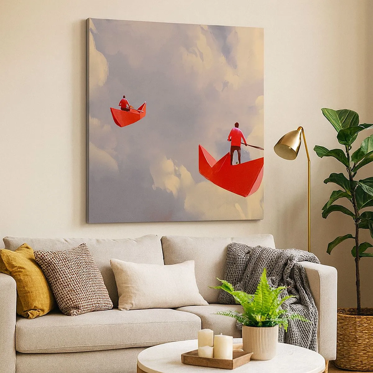 Obraz na plátne - Výprava rojkov - 30x30 cm