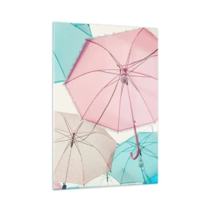 Obraz na skle - Občas slnko, občas dážď - 50x70 cm