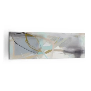 Obraz na plátne - Hmlistá abstrakcia - 160x50 cm