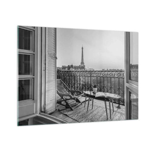 Obraz na skle - Parížske popoludnie - 100x70 cm