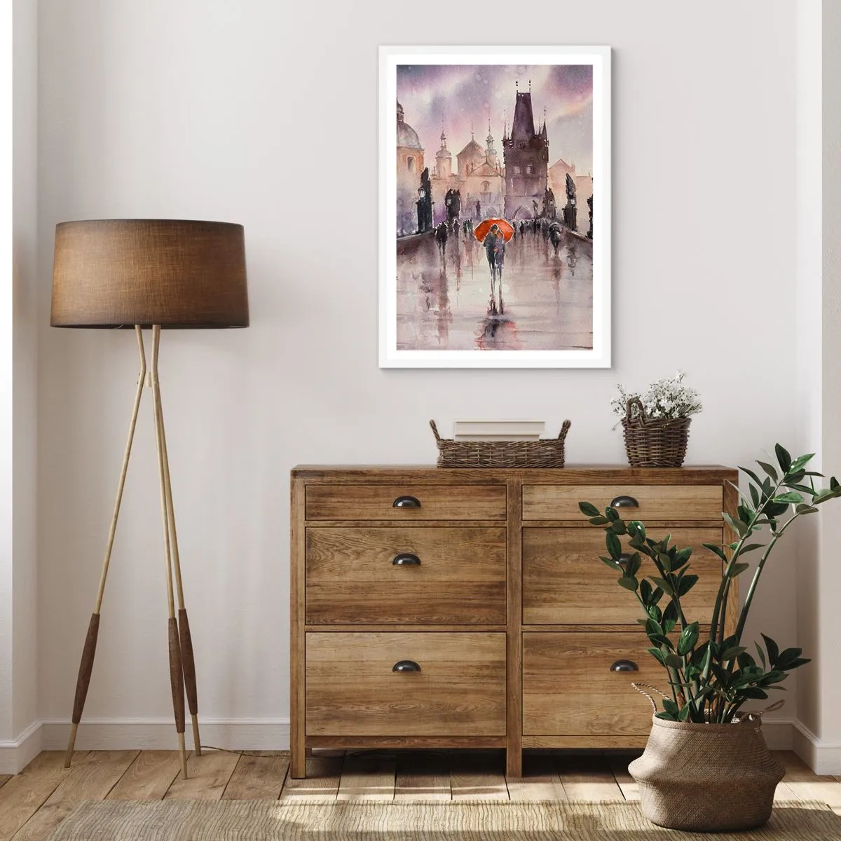 Plagát v bielom ráme - Ľudia sa nemenia - 61x91 cm