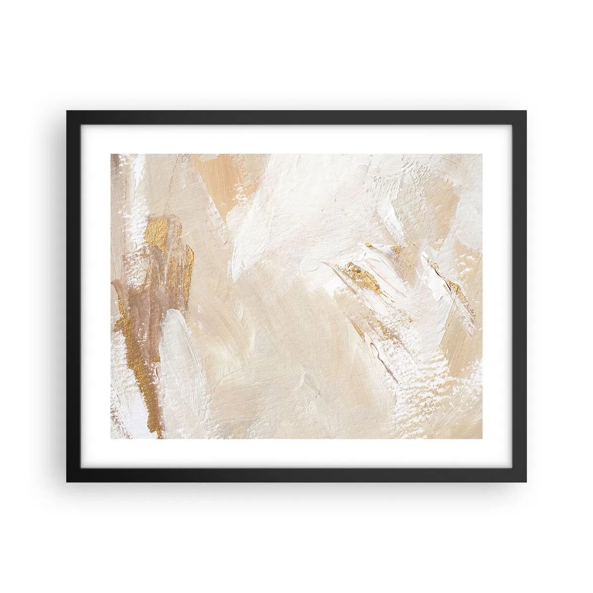 Plagát v čiernom ráme - Pastelová kompozícia - 50x40 cm