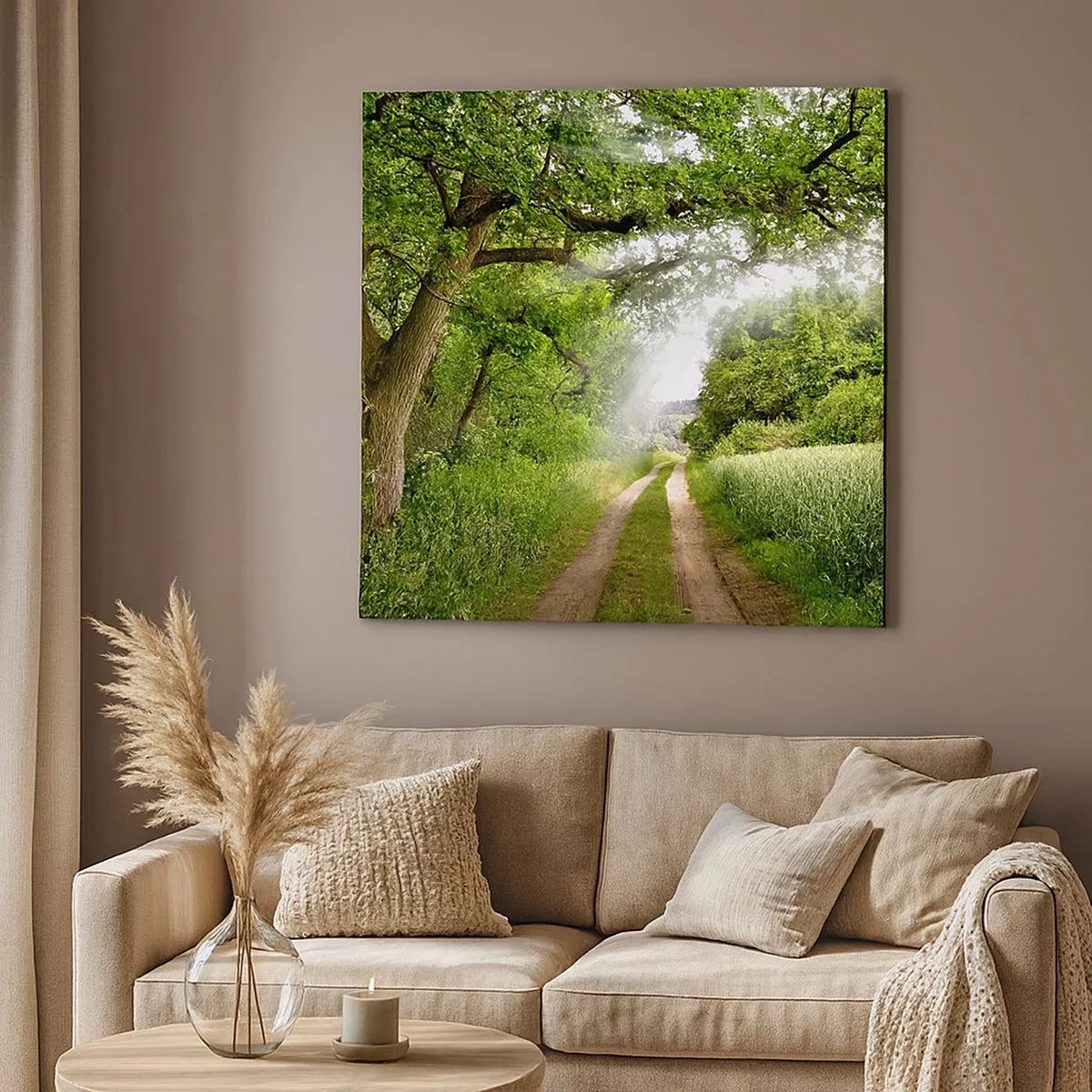 Obraz na plátne - Et in Arcadia ego - 30x30 cm