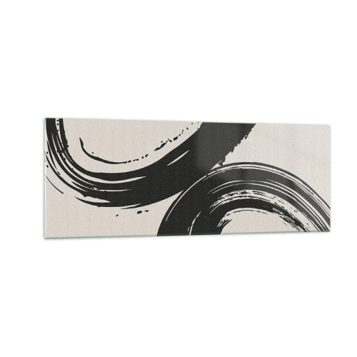 Obraz na skle - S rozmachom a dookola - 140x50 cm