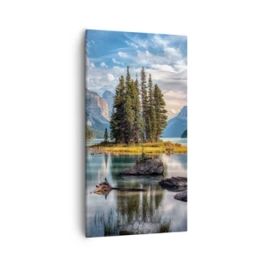 Obraz na plátne - Pri veľkej a čistej vode… - 55x100 cm