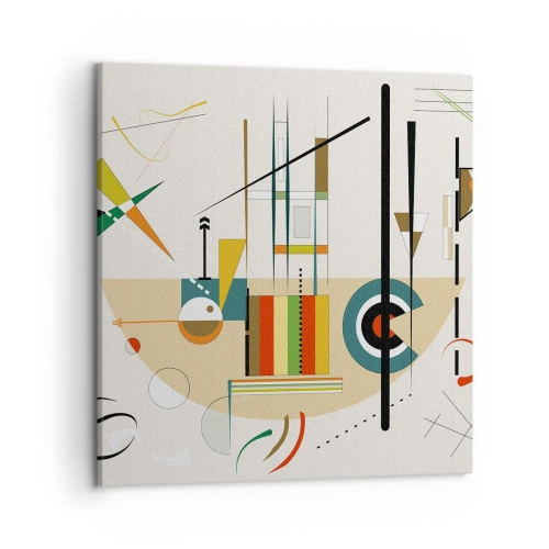 Obraz na plátne - A svet sa smeje - 50x50 cm