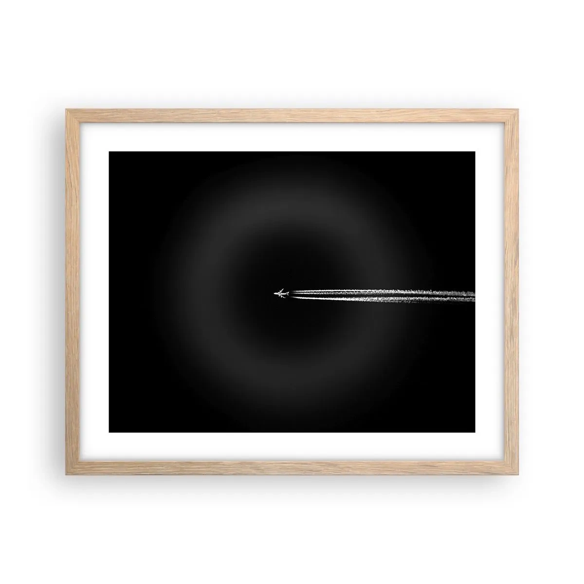 Plagát v ráme zo svetlého duba - Do inej dimenzie - 50x40 cm