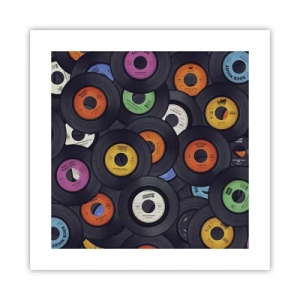 Plagát - Farby klasiky - 40x40 cm