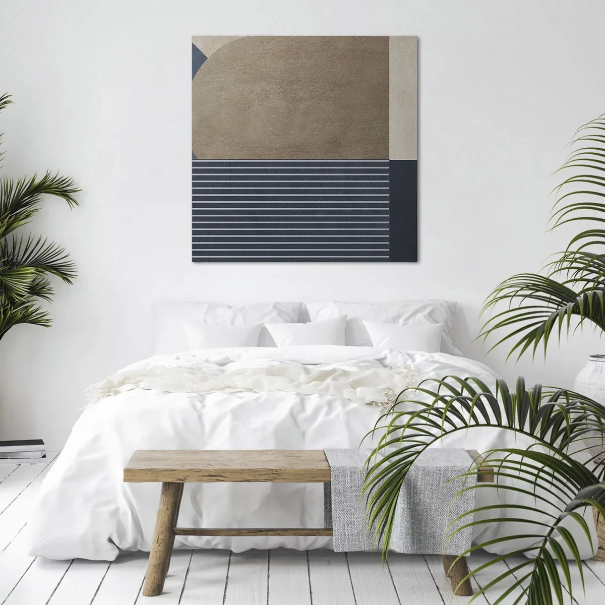 Obraz na plátne - Kompozícia jednoduchosti a guľatosti - 60x60 cm