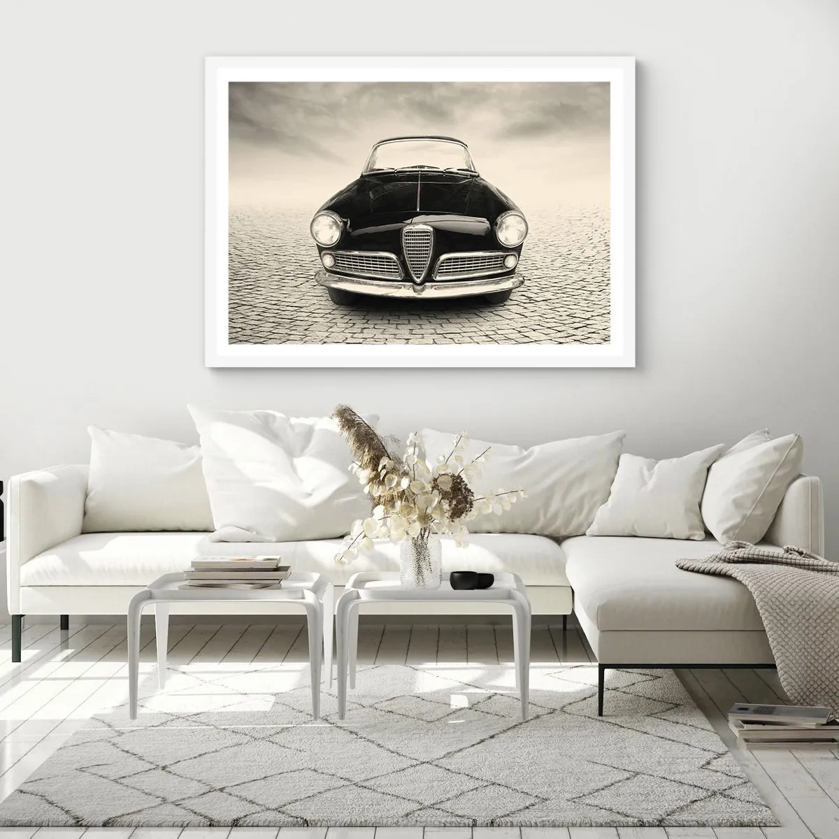 Plagát v bielom ráme - Ako ma nemilovať? - 100x70 cm