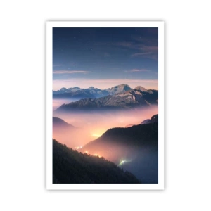 Plagát - Svetlo v údoliach - 70x100 cm