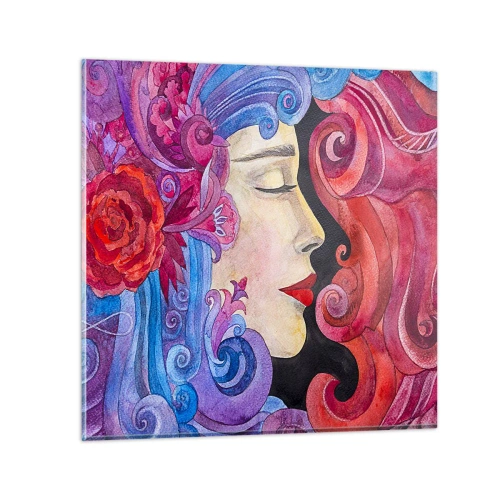 Obraz na skle - Secesia stále živá - 70x70 cm
