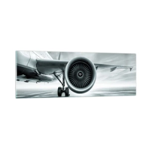 Obraz na skle - Toto je sila! - 90x30 cm