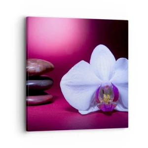 Obraz na plátne - Štúdia sviežosti vo fialovej - 30x30 cm