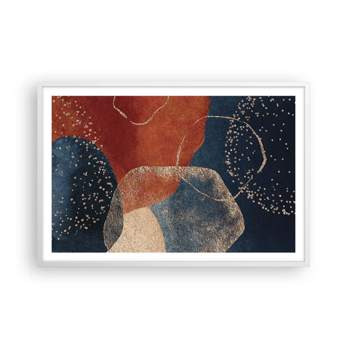 Plagát v bielom ráme - Ľahkosť bytia - 91x61 cm