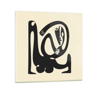 Obraz na skle - Skoro Picasso - 70x70 cm