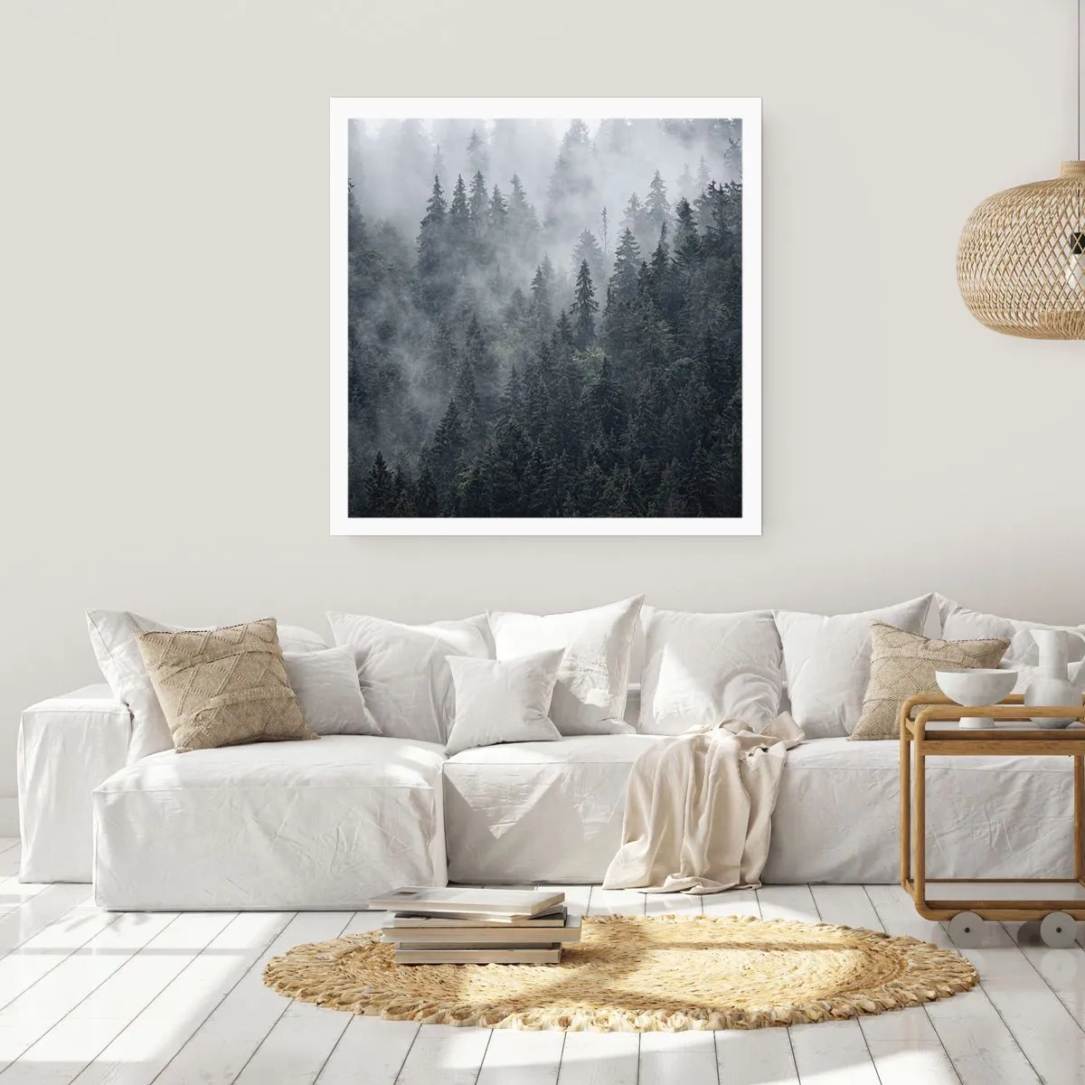 Plagát - Lesné svitania - 60x60 cm