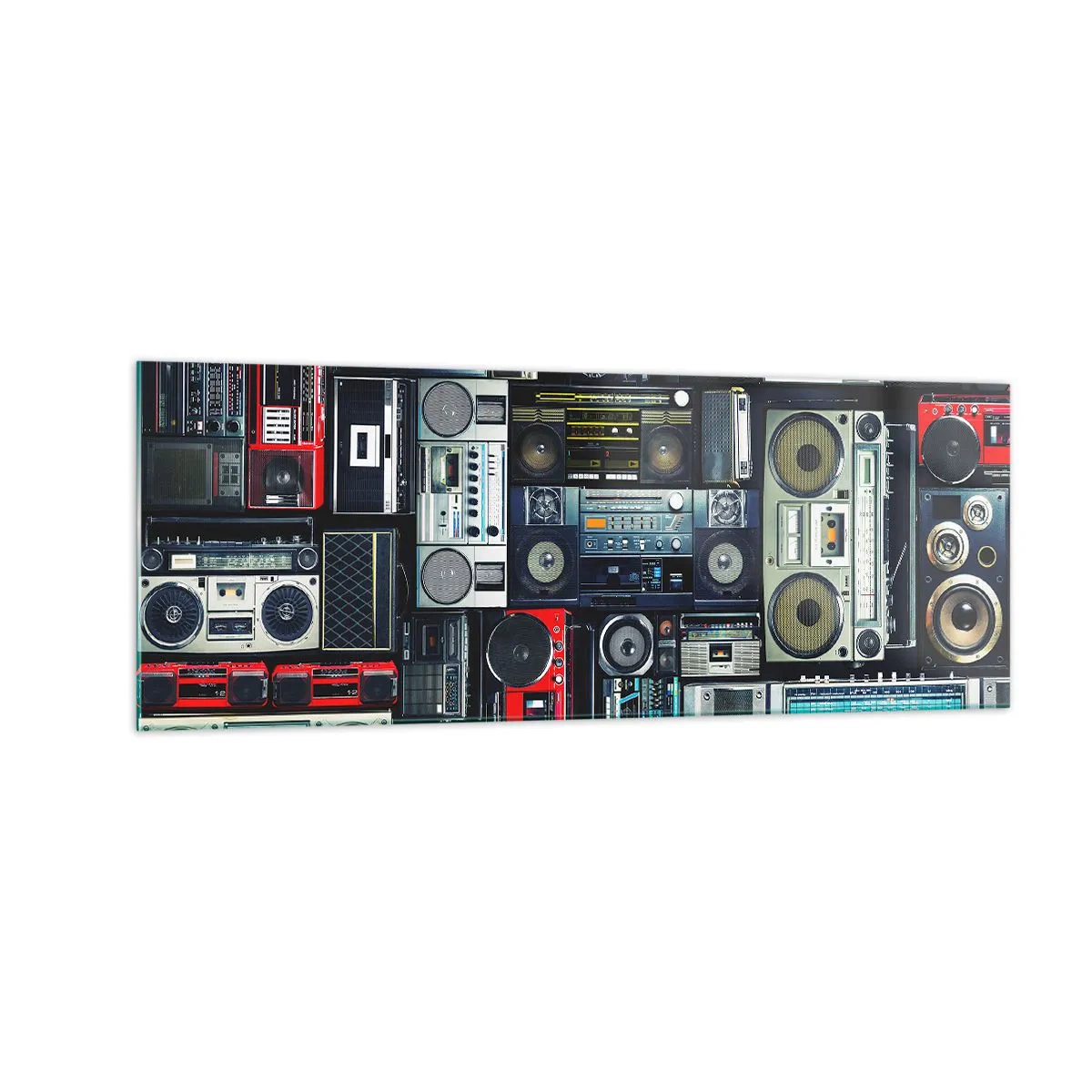 Obraz na skle - Túžba po 80. rokoch - 140x50 cm