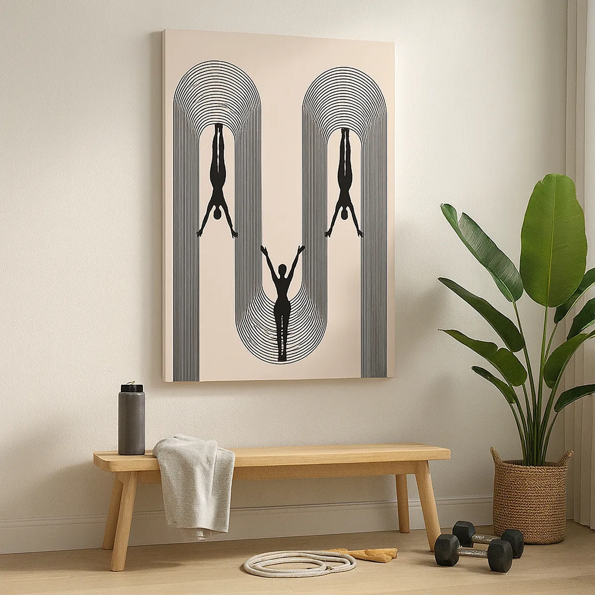 Obraz na plátne - Hore nohami - 50x70 cm