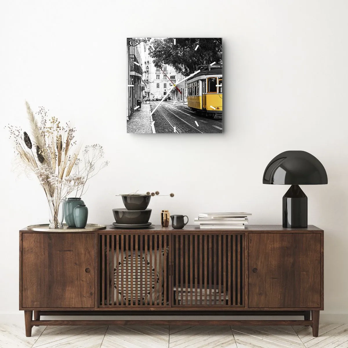 Nástenné hodiny - Fado v pozadí - 30x30 cm