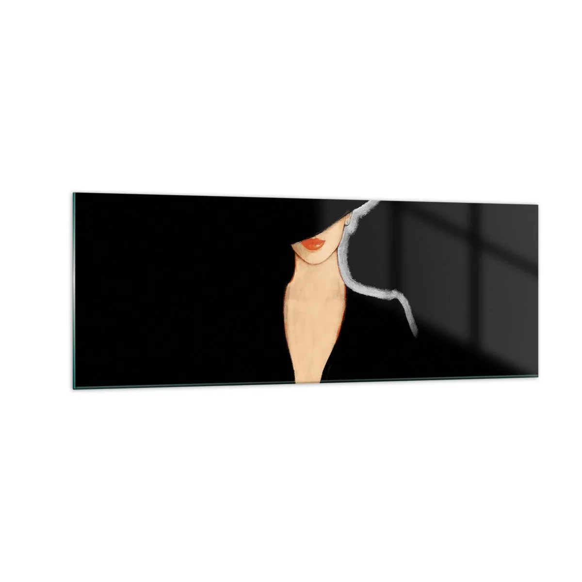 Obraz na skle - Elegancia a štýl - 140x50 cm