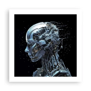 Plagát - Technológia je žena - 50x50 cm